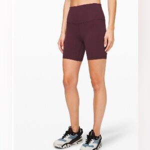 Lululemon Align High Rise Short 6” Color: Cassis EUC